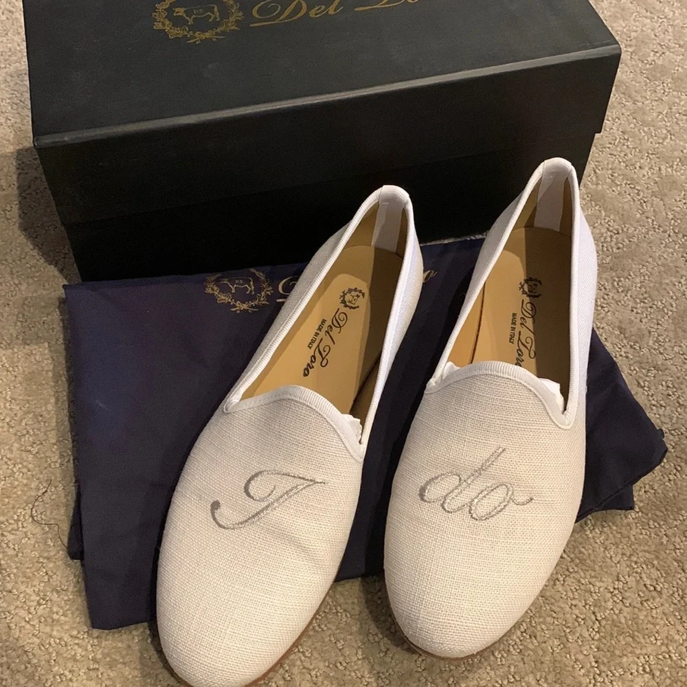 Del Toro Wedding I Do Slippers - Picture 1 of 4